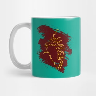 knowledge is power to go higher Mug